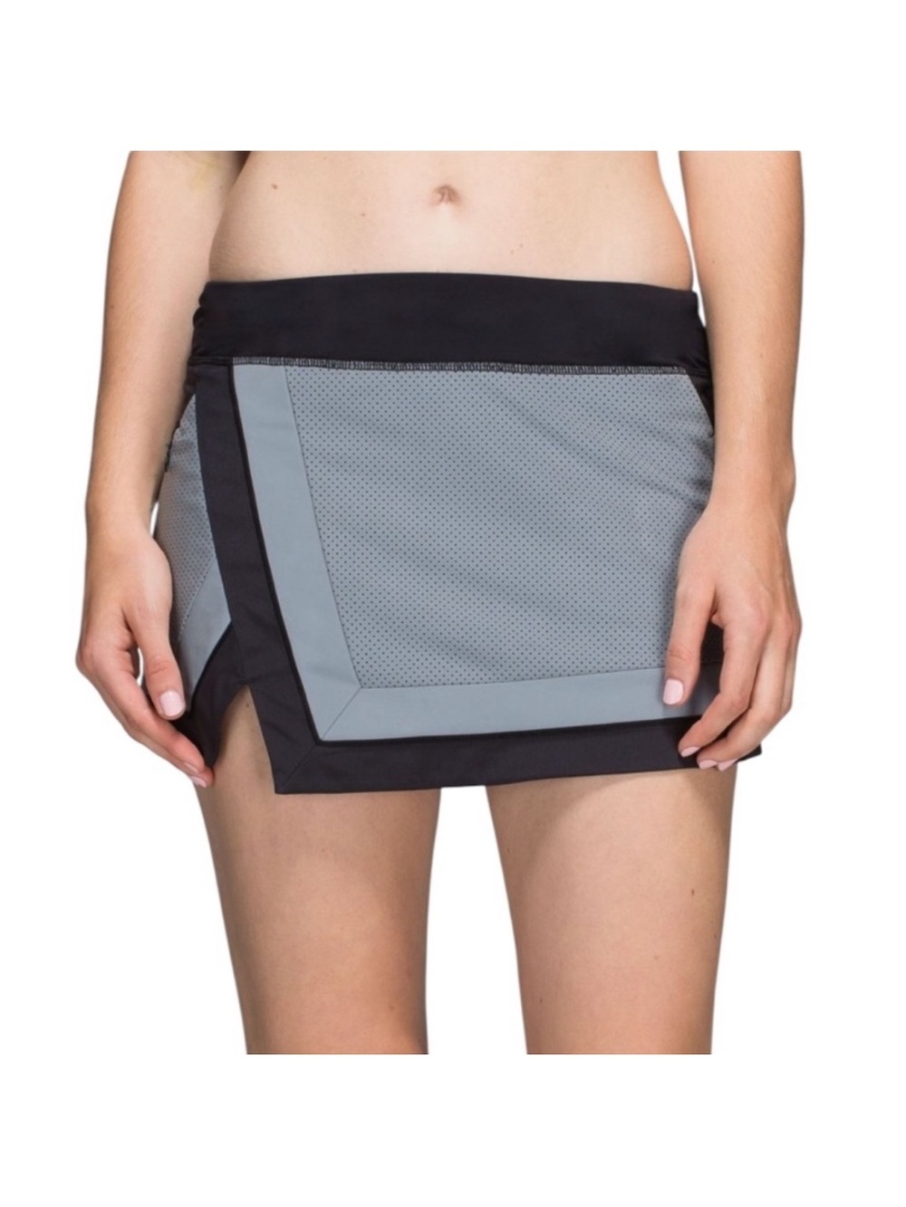Vintage Lululemon sz 8 Light It Up Skirt reflective High-Vis running gorpcore